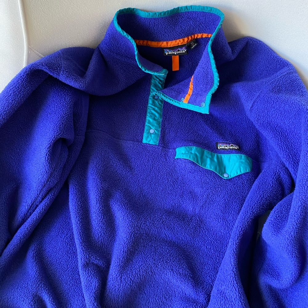 Vtg Patagonia Snap T Pullover Fleece
